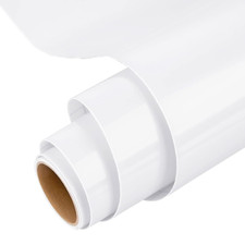 Imodeur White Permanent Vinyl for Cricut, 12" X 5 Ft Permanent Vinyl Roll for Cr