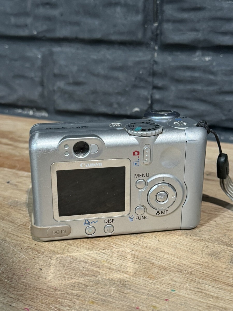 Canon PowerShot A75 3.2MP Digital Camera PC1202 Silver - FOR