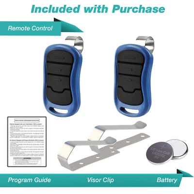 GARAGE SYNC 2 Garage Door Opener 3-Button Remote Blue for Genie Overhead G3T G3T-R G3T-BX