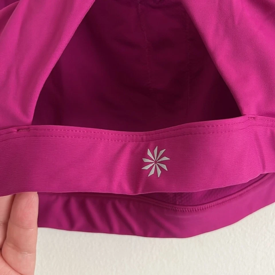 Sujetador deportivo Athleta’s espalda deportiva magenta rosa XL Foto 4 de 4