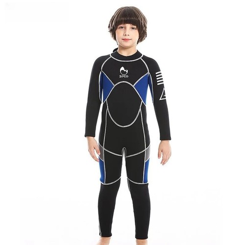 Girl Boy Diving 2.5MM/3MM Neoprene Wetsuit Kids Swimwear Full Body Long Sleeve - Picture 22 of 26