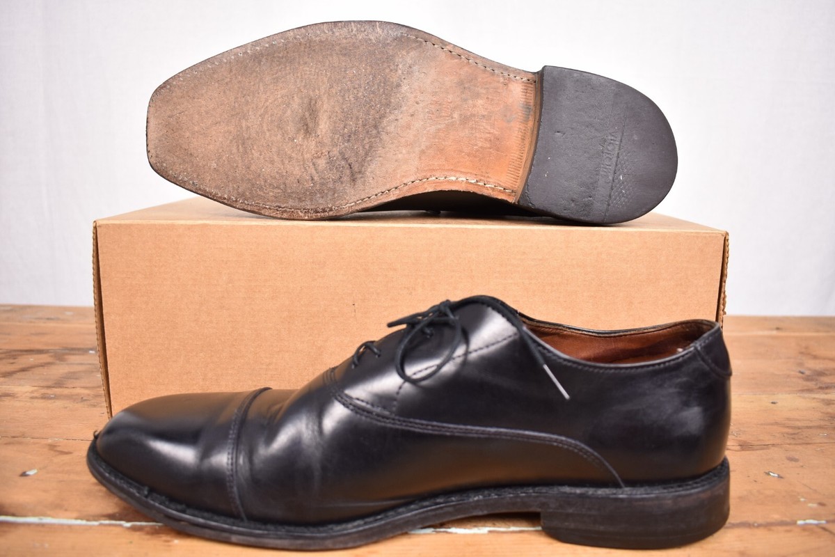 Allen Edmonds Soho Black Soho Cap Toe Lace Up Balmoral Size 8 1/2 Allen Edmonds Dellwood Black Split Moc Toe Lace up Blucher  main image 4