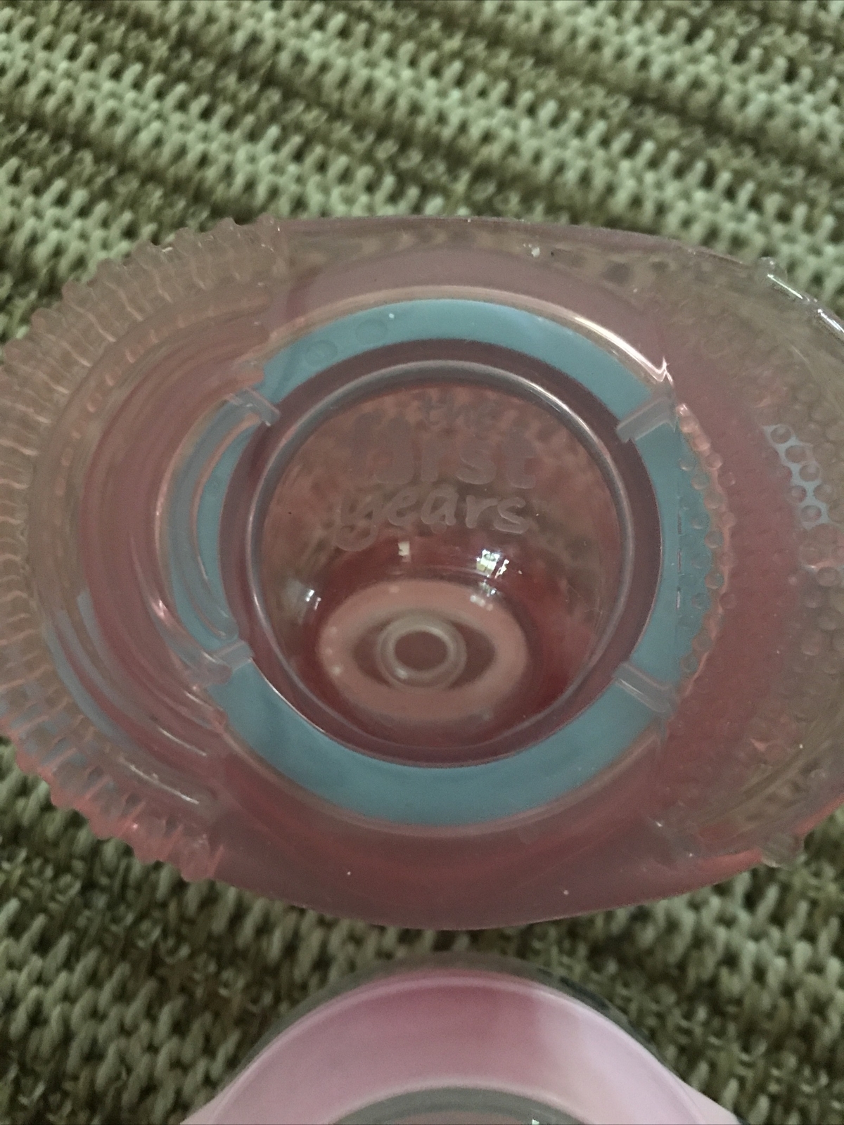 Lot of 2 Pink Sippy Cups: First Years, Tommee Tippee Pre-owned