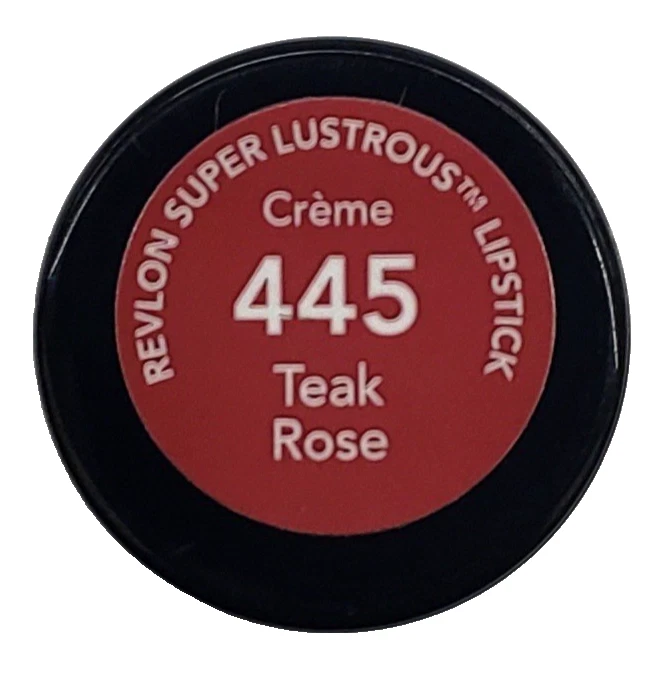 New Revlon Super Lustrous Lipstick CREME-445 TEAK ROSE - Image 2 of 2