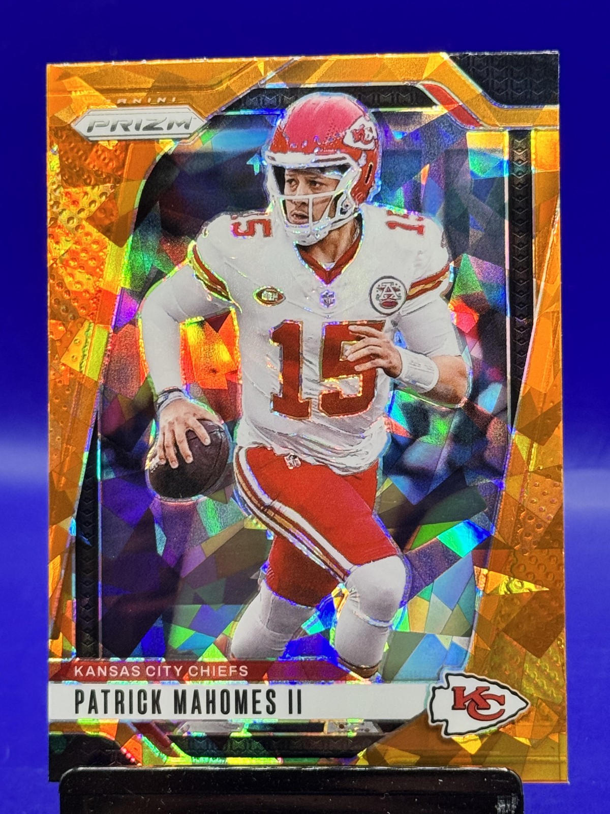 2024 Panini Prizm Patrick Mahomes II #138 Orange Ice Kansas City Chiefs