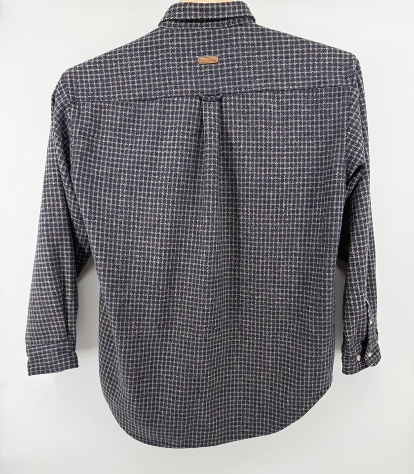 Franela XL a cuadros 100 % algodón abotonada oeste de EE. UU. Marlboro Classics años 90 de colección Foto 4 de 4