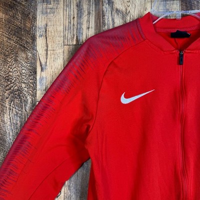 England Full-Zip Red Track Training Football Jacket Nike 893588