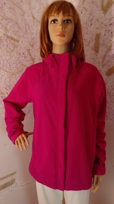 Softshell Jacke L Columbia Sportswear Company PINK  Fleece LILA gefüttert  Z8