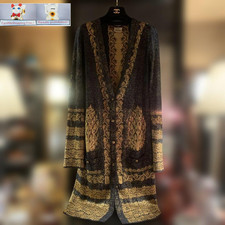 US NoTariff CHANEL Long Cardigan US6 Women's Fashion Authentic