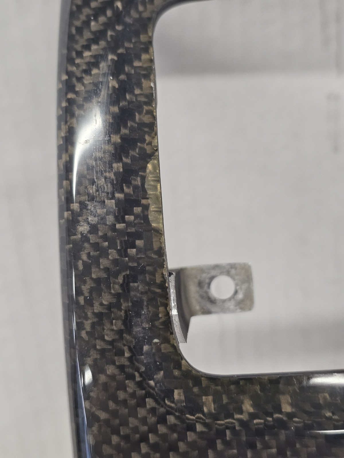 2005-2008 Maserati Quattroporte Sport GT Carbon Fiber Radio Bezel OEM 67305400