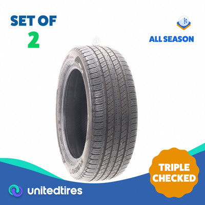 Set of (2) Used 235/55R19 Kumho Crugen Premium 101H - 6.5/32