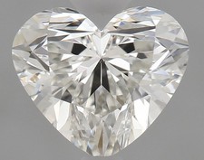 Cert. AGI Heart Cut 0.93 Carat Natural Mined Diamond Loose G color VS1 clarity