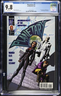 Planetary #1 CGC 9.8 (DC Comics April 1999)