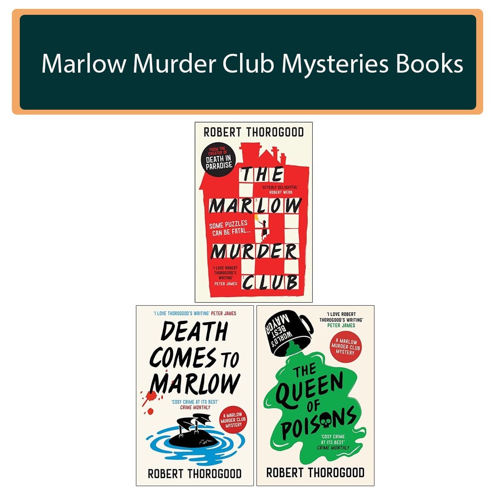 Robert Thorogood  Marlow Murder Club Mysteries Collection 3 Books Set