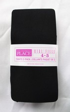 The Children's Place Girl's Microfiber Tights 2-Pack CN6 Black Size 4-5 NWT
