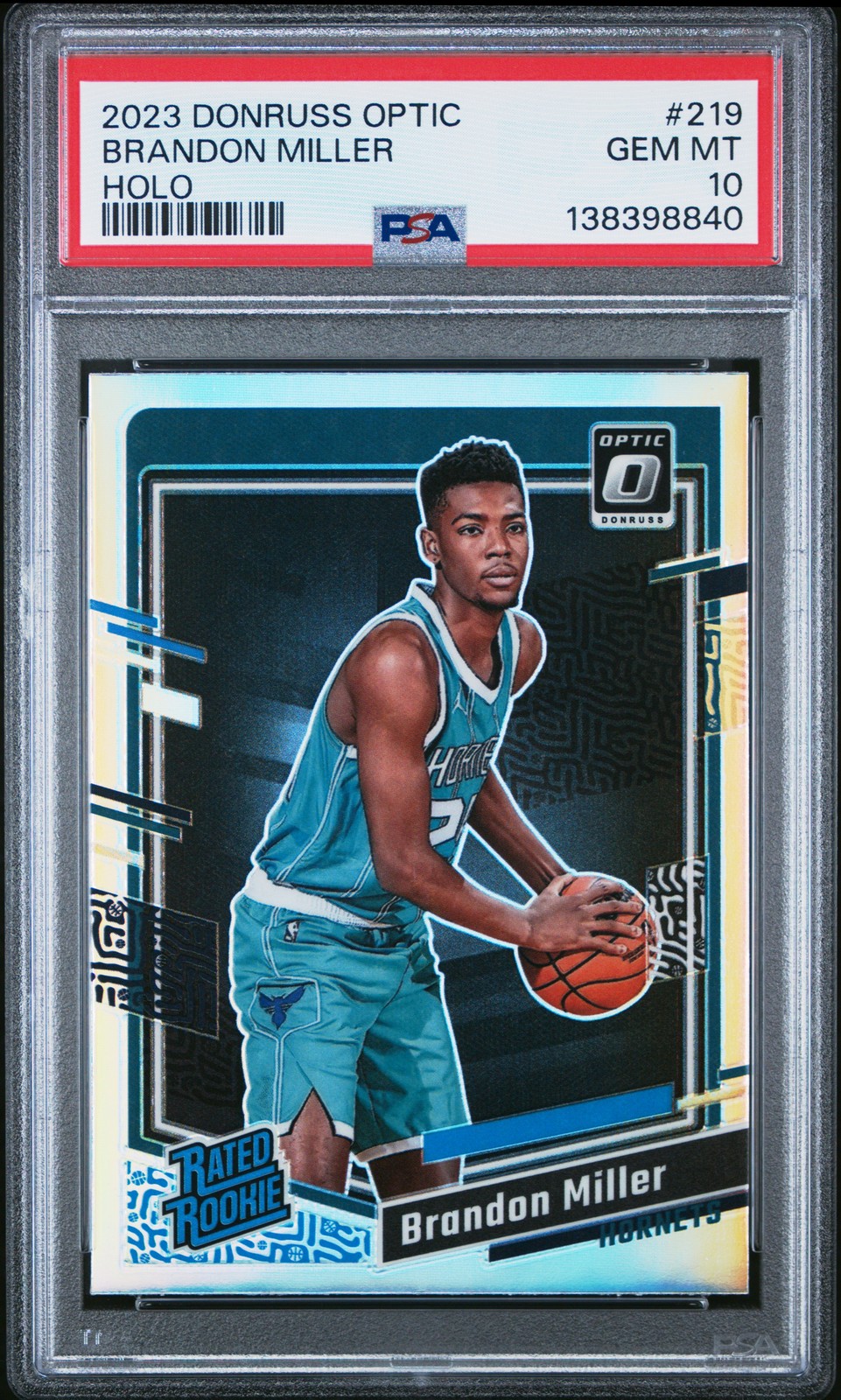 Brandon Miller 2023 Optic #219 Holo Price Guide - Sports Card Investor