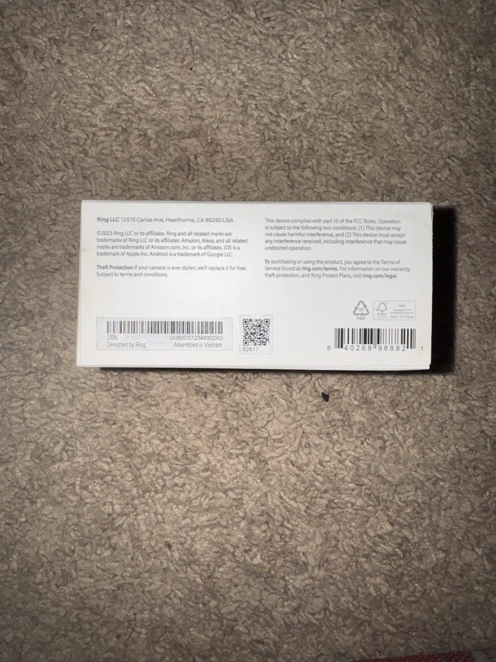 Ring Indoor Cam Compact Plug-In HD Security Camera with two-way talk - White - Image 3 of 4