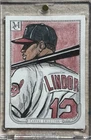 2018 Topps MC Francisco Lindor 1/1 Canvas Collection Original Art Puerto Rico