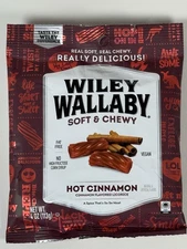 🍭 Hot Cinnamon Licorice Wiley Wallaby Classic Licorice FRESH - Comb.SHIP +$1/ea