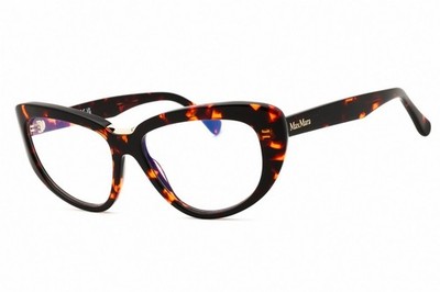 MAX MARA MM5109B-052-56 Eyeglasses Frame Size 56mm 16mm 145mm DARK HAVANA Women