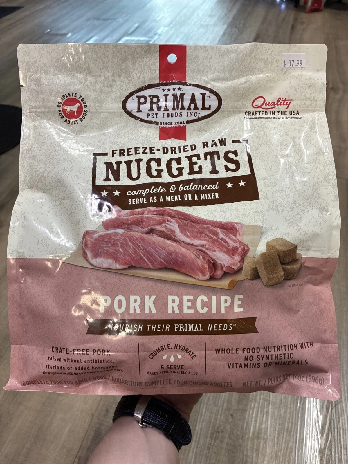 Primal Freeze-dried Dog Food Pork Recipe 14oz