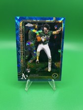 2025 Topps Chrome Sapphire Jacob Wilson Image Variation RC SP #96 Athletics