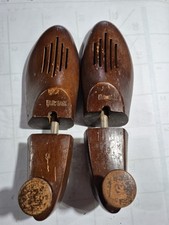 EARL DARK SOLID WOOD WOODEN SHOE FORMS STAYS TREES STRETCHERS SIZE 9