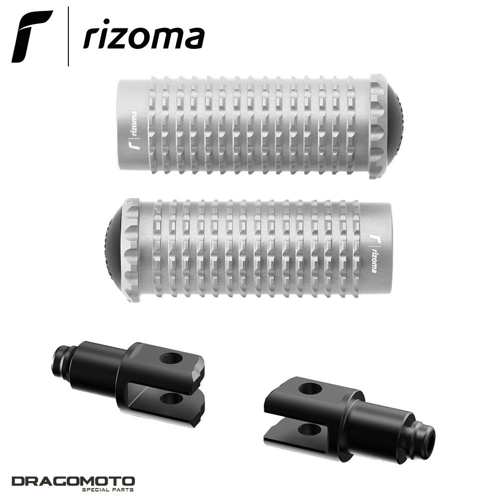 Pegs EXTRÊMES Rizoma antidérapants pour Honda CBR 1000 RR-R avec grip maximal en virage serré