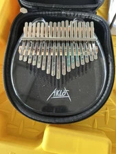 AKLOT Kalimba 17 Keys Acrylic Thumb Piano Note Carved Starter Thumb Piano