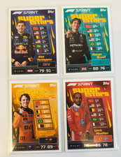 2026 Topps Turbo Attax F1 - Sprint Superstars Subset Set (4 cards)