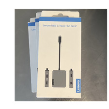 Lenovo USB-C Travel Hub Gen2 Portable Type-C Hub HDMI VGA USB-A Ethernet Gray