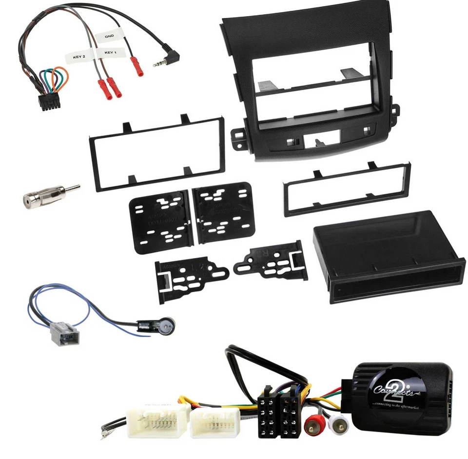 JVC USB Bluetooth Lenkrad DAB 2DIN Autoradio für Mitsubishi 10-12 Outlander - Bild 3 von 4