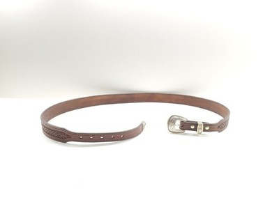Genuine Leather Brown Western Belt With Star 44''