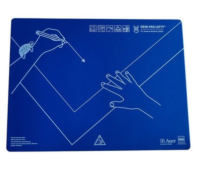 KUM 906.01.19 Schreibunterlage, Kunststoff, Linkshänder, 50 x 43 cm, 