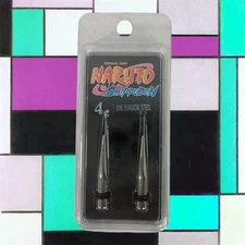 Naruto Shippuden Shonen Jump NEW 4g 316L Surgical Steel Spike Plugs Gauge