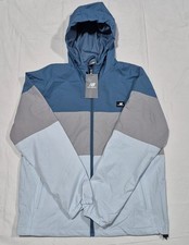 New Balance Mens Full Zip Mesh Lined Sports Training Blue Running Jacket