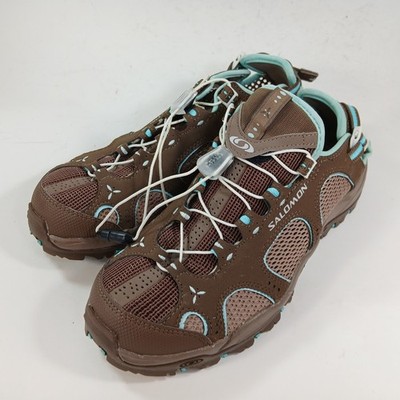 Salomon 6.5 techamphibian Brown Light Sneakers Shoes Y2K Mesh Hiking