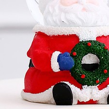 ›Christmas Snow Globe Color Changing Lighted Christmas Crystal Ball Decor Resin