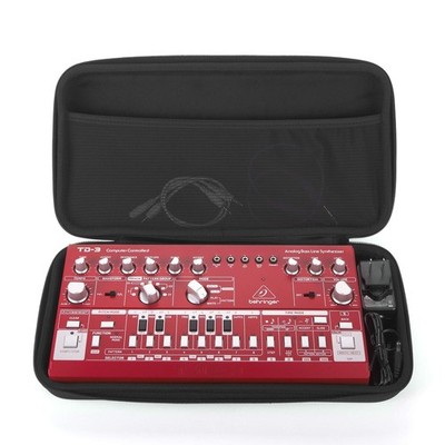 case for Behringer TD-3 / EDGE/CRAVE - Custom-Fitted Compact PULSE Hard Case ...