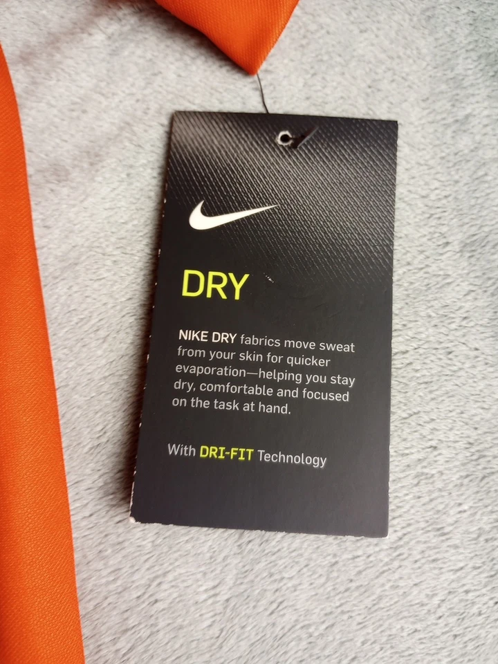 Camiseta de fútbol Nike Clemson Tigers, mediana para hombre, naranja blanca, poliéster nueva con etiquetas Foto 3 de 4