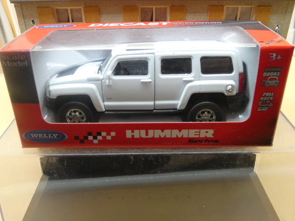 HUMMER BLANC 1/38éme NEX WELLY Neuf Boite D'Origine - Photo 4/4