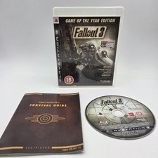 Fallout 3: Game Of The Year Edition - PS3 - PlayStation 3 - Complete With Manual