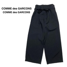 Comme Des Garcons Comcom Drawcord Wool Wide Pants Slacks