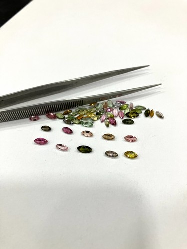 Natural Multi Tourmaline Marquise Cut Loose Gemstone For Making All Jewelry - Picture 15 of 24