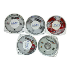 5 Sony PSP PlayStation Portable Sports Game Lot Discs Only