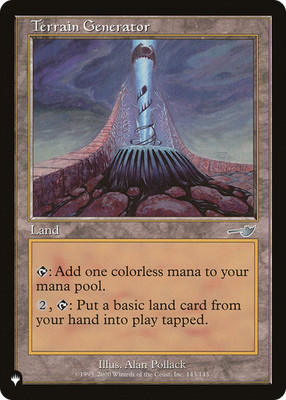 Terrain Generator (REGULAR) x1 - MTG The List PLST #NEM-143