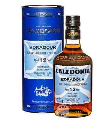 Edradour 12 Years Caledonia Highland Single Malt Scotch Whisky / 46% Vol. / 0,7l
