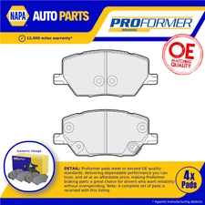 Brake Pads Set fits JEEP COMPASS MP 2.0D Front 2016 on Proformer Quality