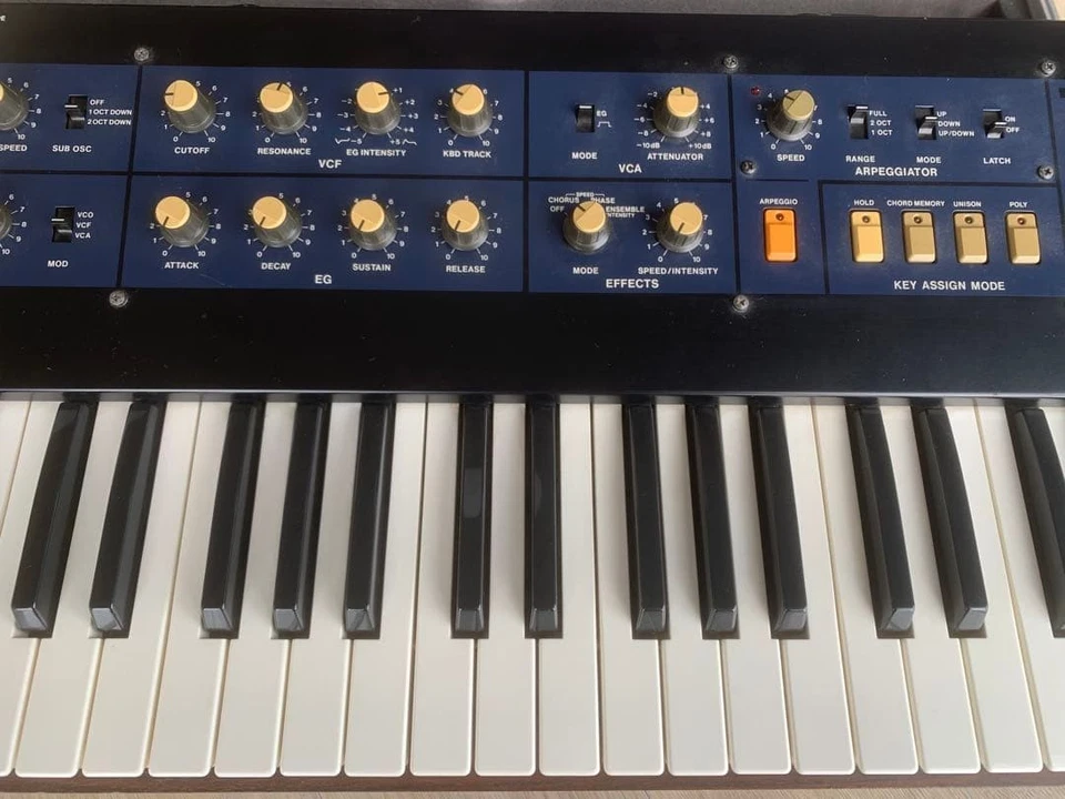 Korg Polysix PS-6 Classic Analog Synthesizer Hard Case Included Japan - Image 3 of 4