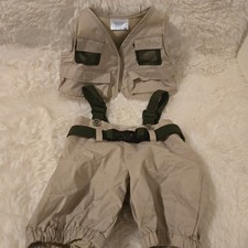 Vintage Build-A-Bear FIshing Gear/Safari Clothes Set